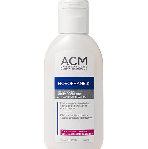 Acm – Novophane K Shampooing Antipelliculaire États Squameux Sévères 125 Ml