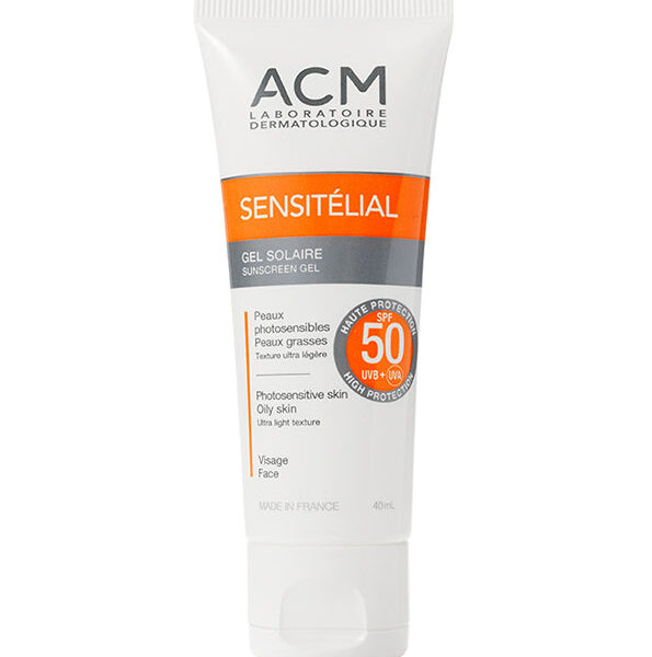 Acm – Sensitélial Gel Solaire Spf 50 – 40 Ml