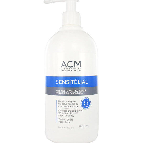 Acm – Sensitélial Gel Nettoyant Surgras 500 Ml