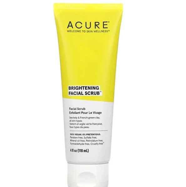 Acure – Brightening Facial Scrub 118Ml