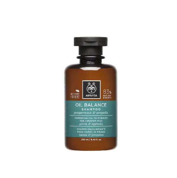 Apivita Shampoing Équilibrant Cheveux Gras 250 Ml