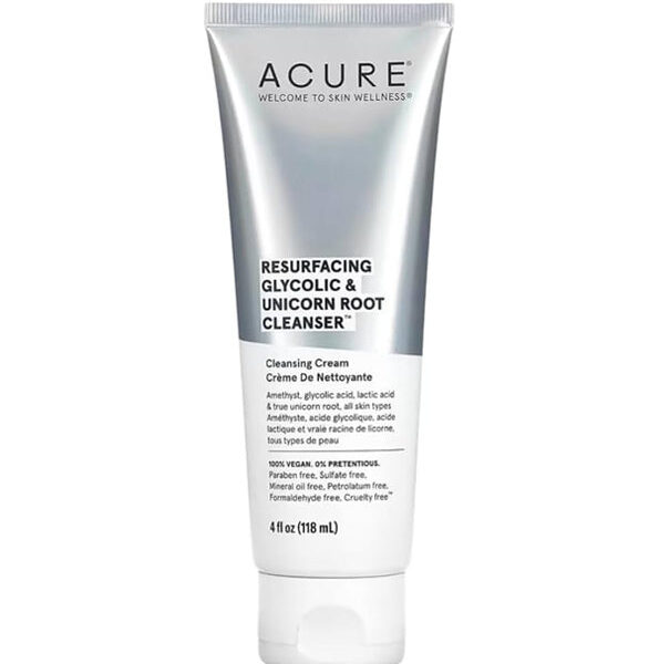 Acure – Resurfacing Glycolic & Unicorn Root Cleanser 118 Ml