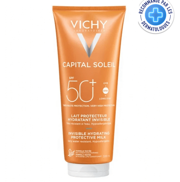 Vichy – Capital Soleil Lait Protecteur Hydratant Invisible Spf 50+ 300Ml