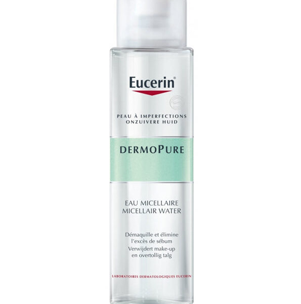 Eucerin – Eau Micellaire Peau Acnéique Dermopure – 400 Ml