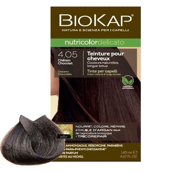 Biokap – Nutricolor Delicato 4.05 Chatain Chocolat