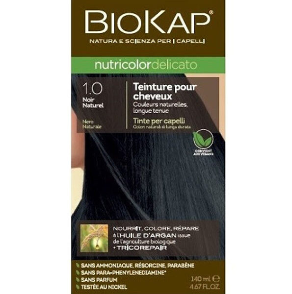 Biokap – Nutricolor Delicato 1.0 Noir Naturel