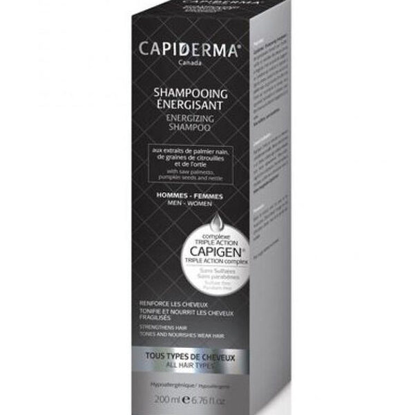 Capiderma – Shampoing Energisant – 200 Ml