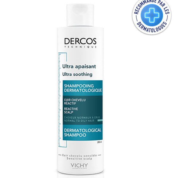 Vichy – Dercos Ultra Apaisant Cheveux Normaux À Gras – 200 Ml