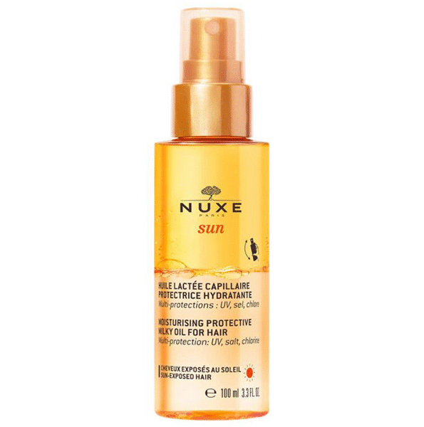 Nuxe – Sun Huile Lactée Capillaire Protectrice Hydratante - 100 Ml