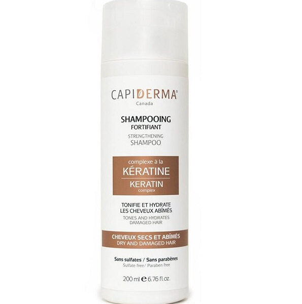 Capiderma – Shampoing Fortifiant À La Kératine – 200 Ml
