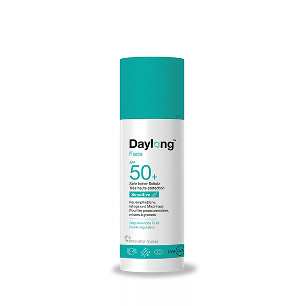 Daylong – Sensitive Face Fluide Solaire Régulateur Spf50 – 50Ml