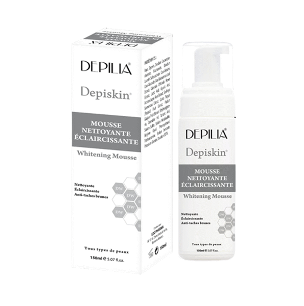 Depilia – Depiskin Mousse Nettoyante Eclaircissante 150Ml