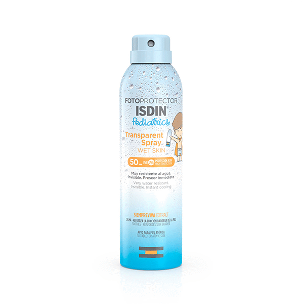 Isdin – Fotoprotector Transparent Spray Wet Skin Pediatrics Spf 50