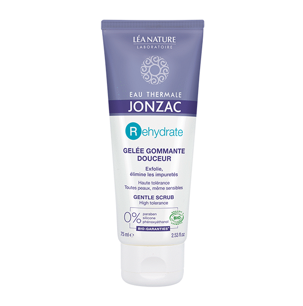 Jonzac – Eau Thermale Réhydrate Gelée Gommante Douceur 75 Ml