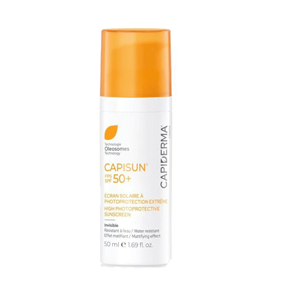 Capiderma – Capisun Crème Solaire Invisible Spf50+ – 50 Ml