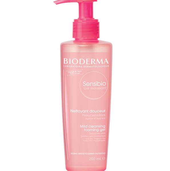 Bioderma – Sensibio Gel Moussant Nettoyant Douceur – 200 Ml
