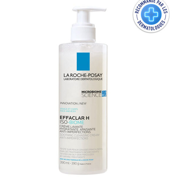 La Roche-Posay – Effaclar H Iso-Biome Creme Lavante 390Ml
