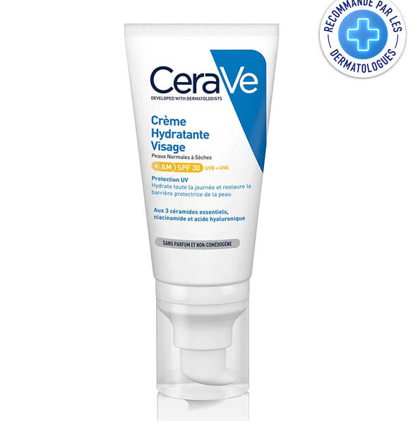 Cerave – Crème Hydratante Visage Spf 30 – 52 Ml