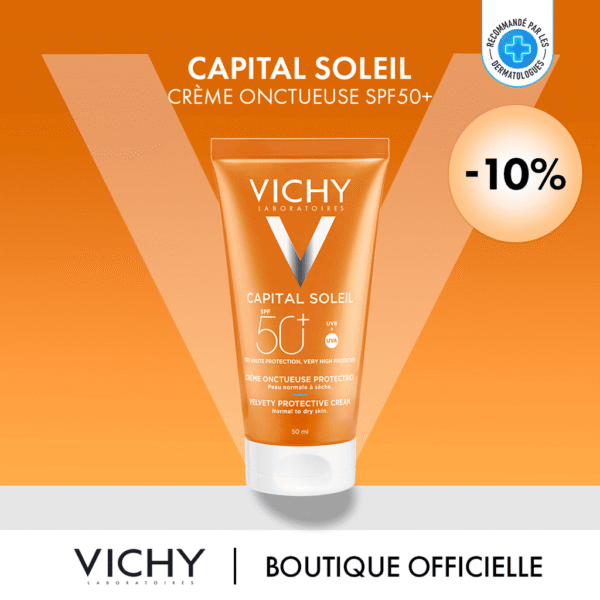 Vichy – Capital Soleil Creme Onctueuse Peau Normale A Seche Spf 50+ 50Ml