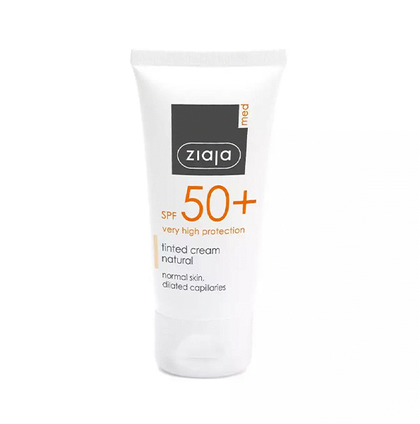 Ziaja – Med Crème Solaire Teintée Natural Spf50 - 50Ml