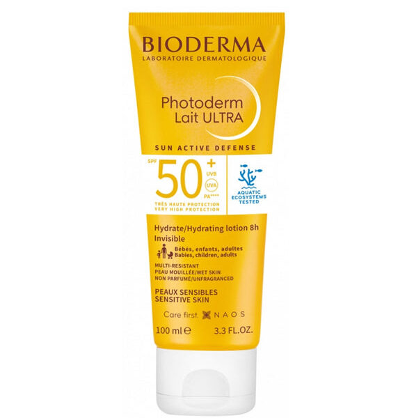 Bioderma – Photoderm Lait Ultra Solaire Spf50+ 100Ml