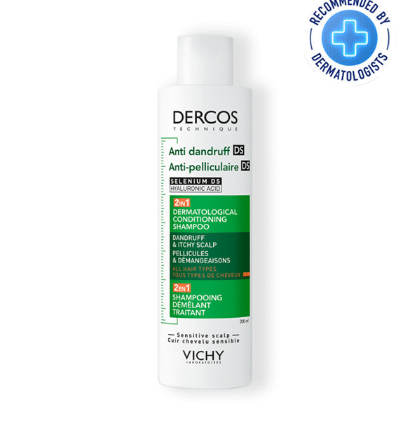 Vichy – Dercos Shampooing 2En1 Anti-Pelliculaire Ds Et Démêlant 200Ml