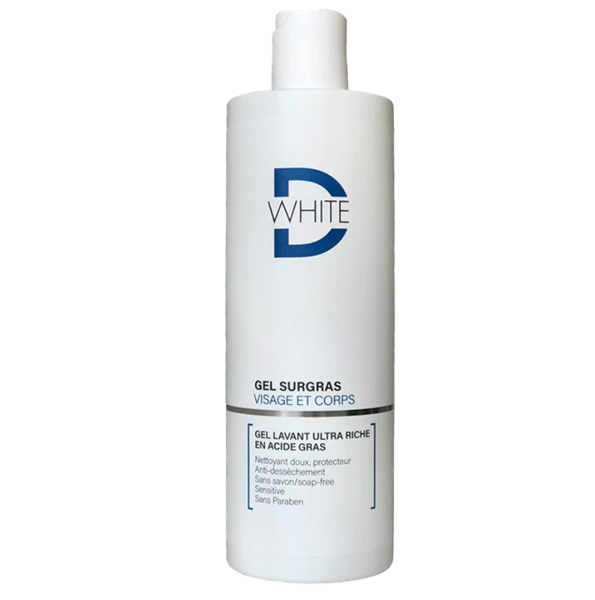 D-White – Gel Surgras Visage Et Corps 400 Ml