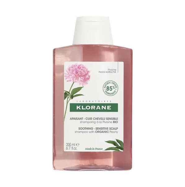 Klorane – Shampoing Apaisant A La Pivoine Cuir Chevelu Sensible 200 Ml