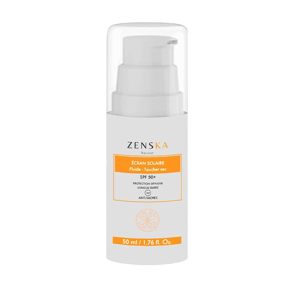 Zenska – Ecran Solaire Fluide Toucher Sec Spf 50+ Anti Taches 50 Ml